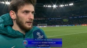 官方投注-闪耀全场！克瓦拉茨赫利亚当选巴黎3-1维拉全场最佳球员