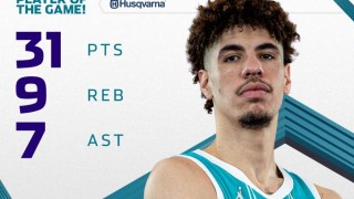 31分9板7助 开启生涯第二季 小鲍尔已势不可挡